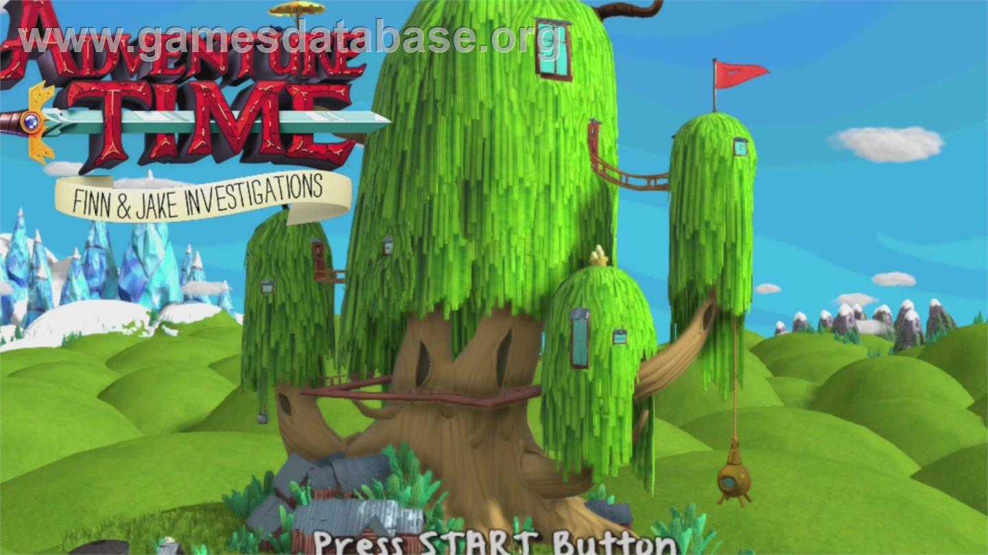 Adventure Time - Finn And Jake Investigations - Microsoft Xbox 360 - Artwork - Title Screen